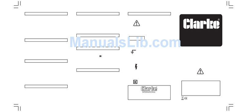 Clarke CDM10A operating instructions