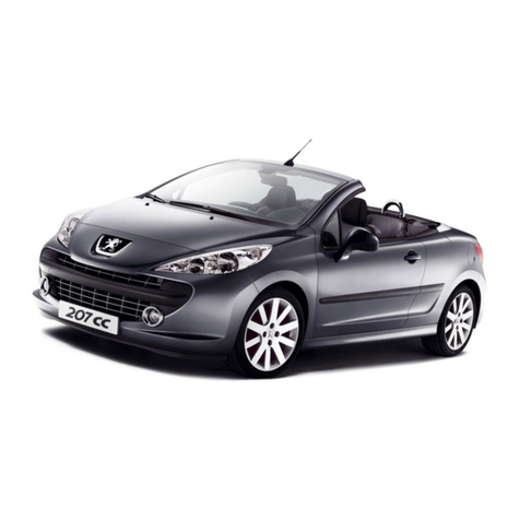 PEUGEOT 207 CC User manual