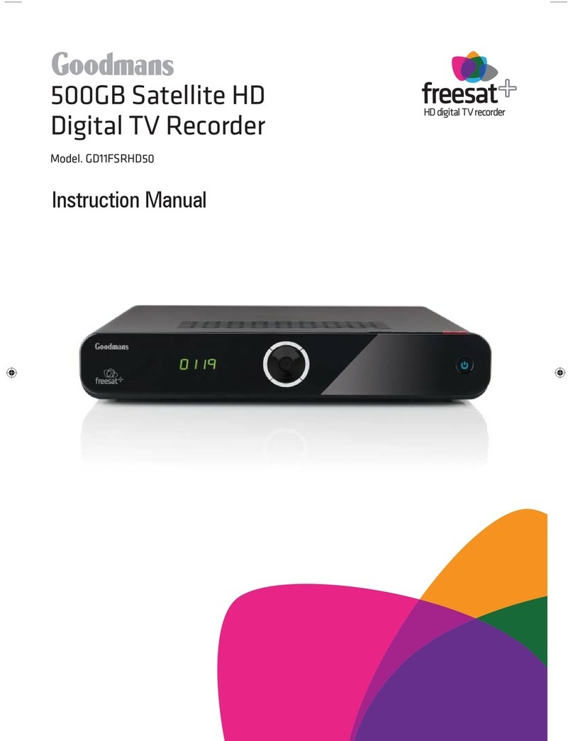 Goodmans GD11FSRHD50 instruction manual