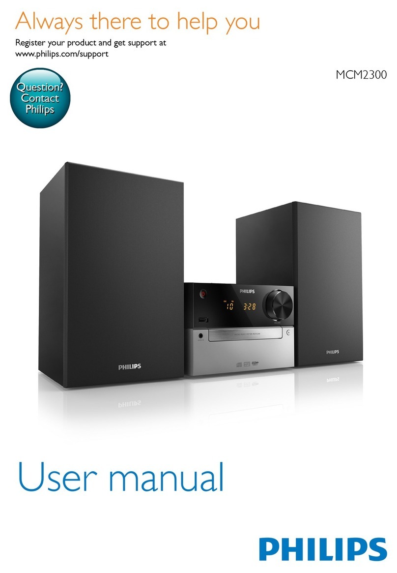 Philips MCM2300 user manual