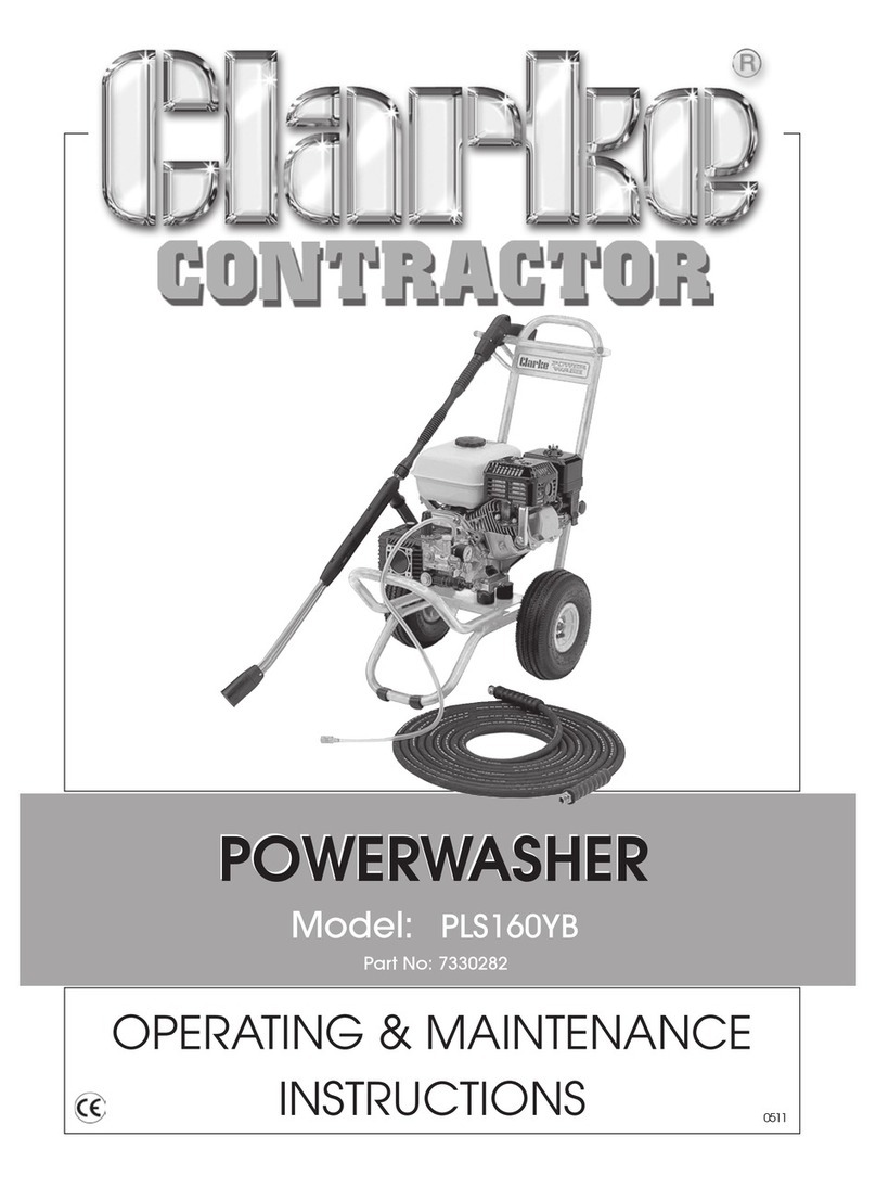 Clarke PLS130AH Operating & maintenance instructions