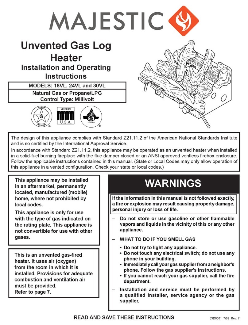 Majestic 24VL Installation and operating instructions Majestic 24VL Installation and operating instructions