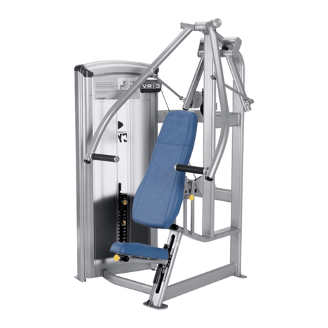CYBEX VR3 Chest Press Instruction Manual