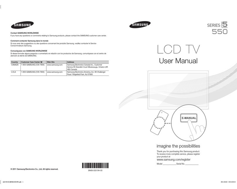 Samsung LN32D550K1F User manual