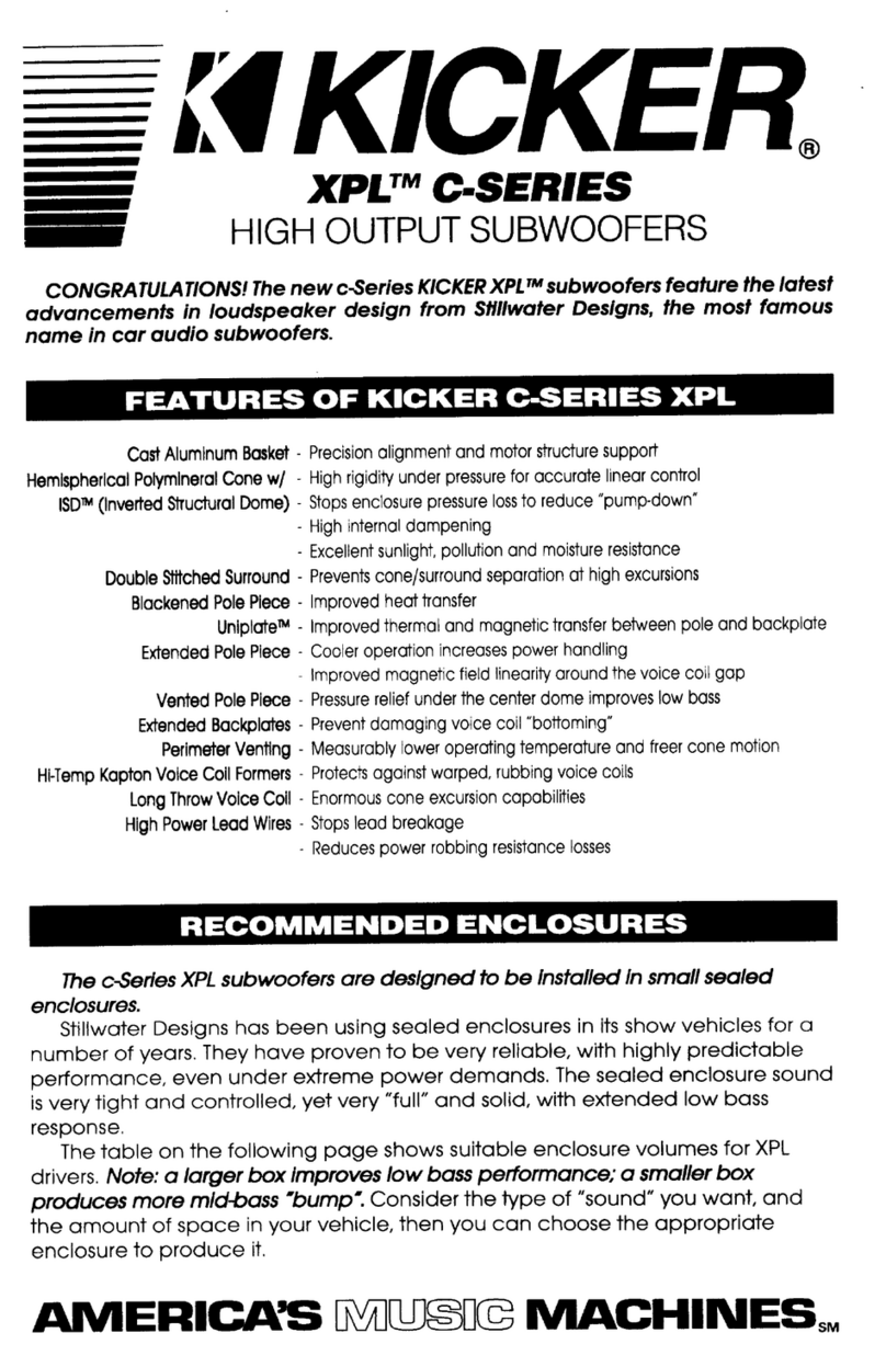 Kicker X15c quick guide