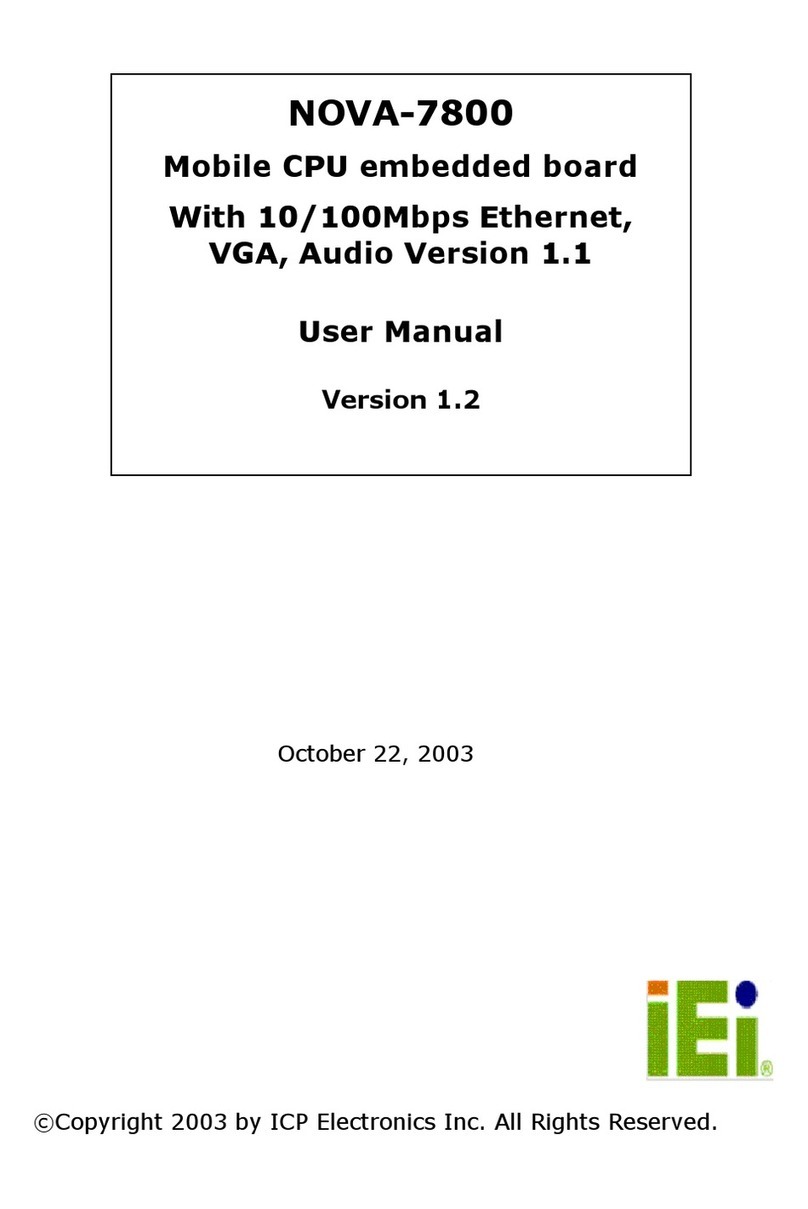IEI Technology NOVA-7800 user manual