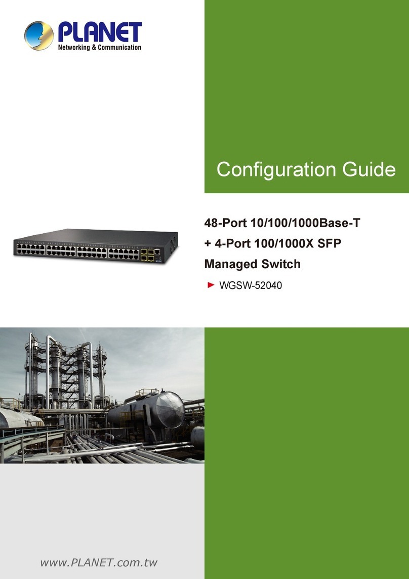 Planet WGSW-52040 User manual