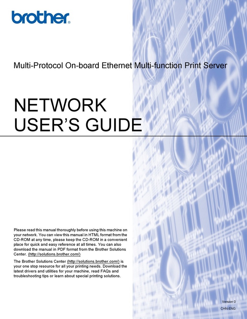 Brother Network User manual Brother Network User manual