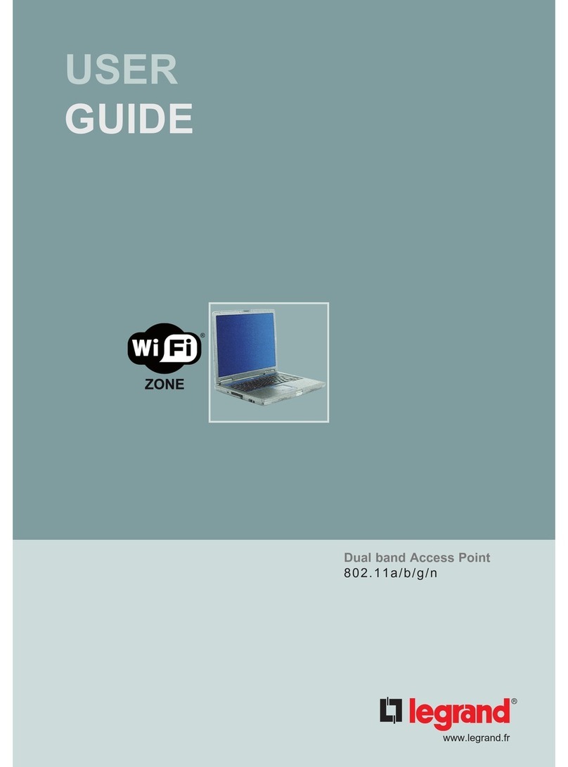 LEGRAND 802.11a User manual