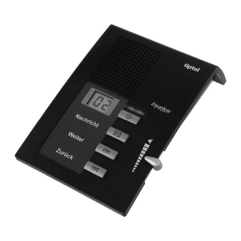 TIPTEL Ergophone 307 operating instructions