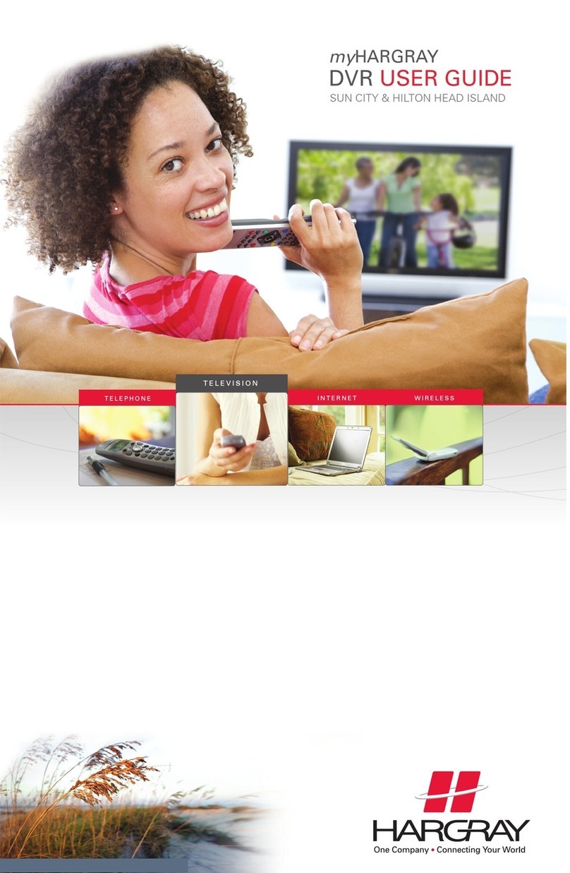 Hargray DVR User manual
