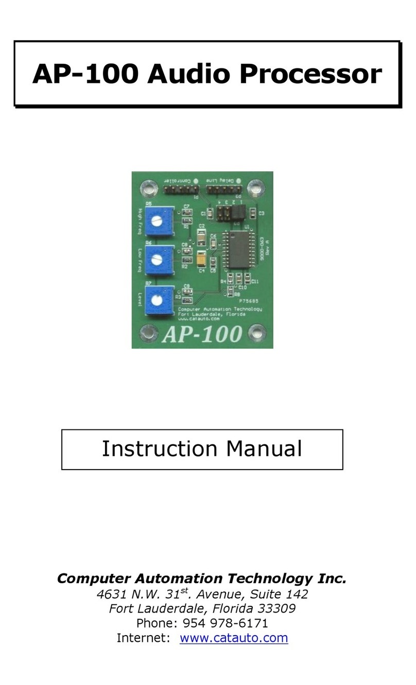 Computer Automation Technology AP-100 instruction manual