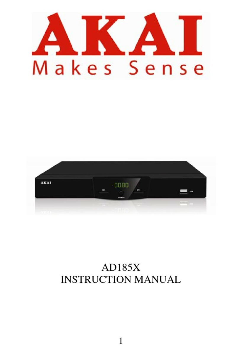 Akai AD 185X instruction manual