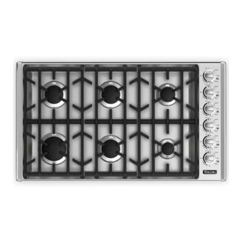 Viking Built-In Electric Cooktops Use & care manual
