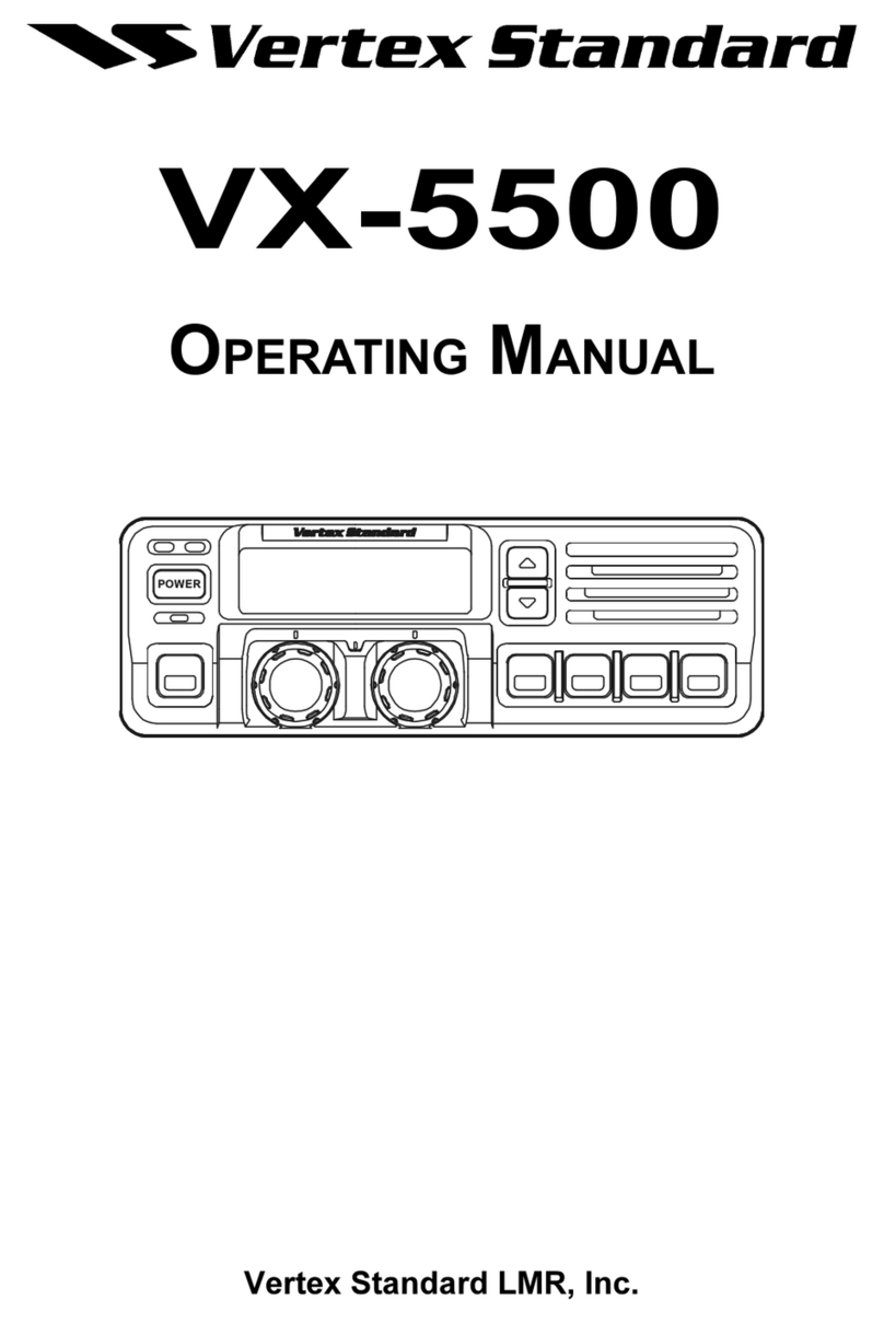 Vertex Standard VX-5500 operating manual