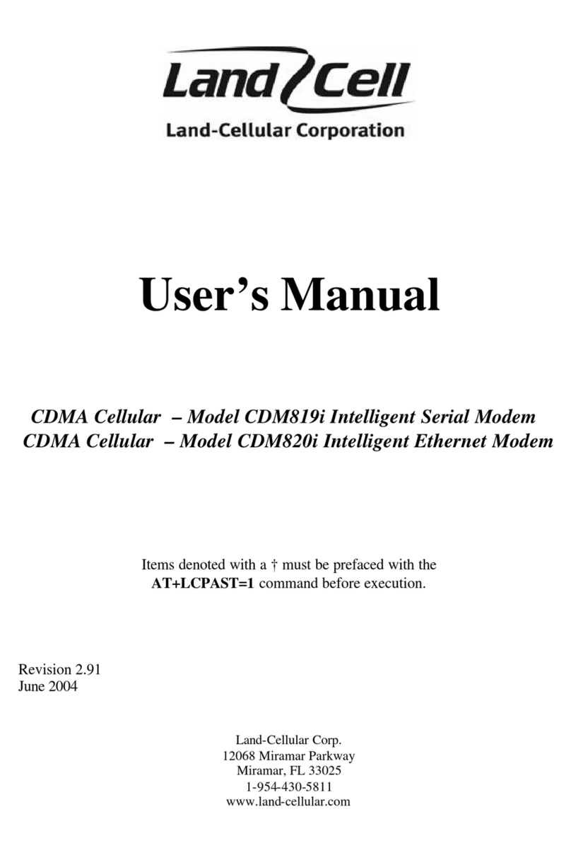 Land-Cellular Corp. CDM819i User manual