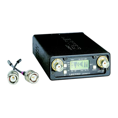 Lectrosonics UCR211 Operating and troubleshooting guide