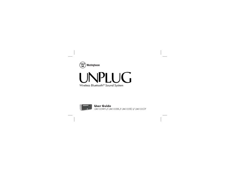 Westinghouse Unplug UM100WH user guide