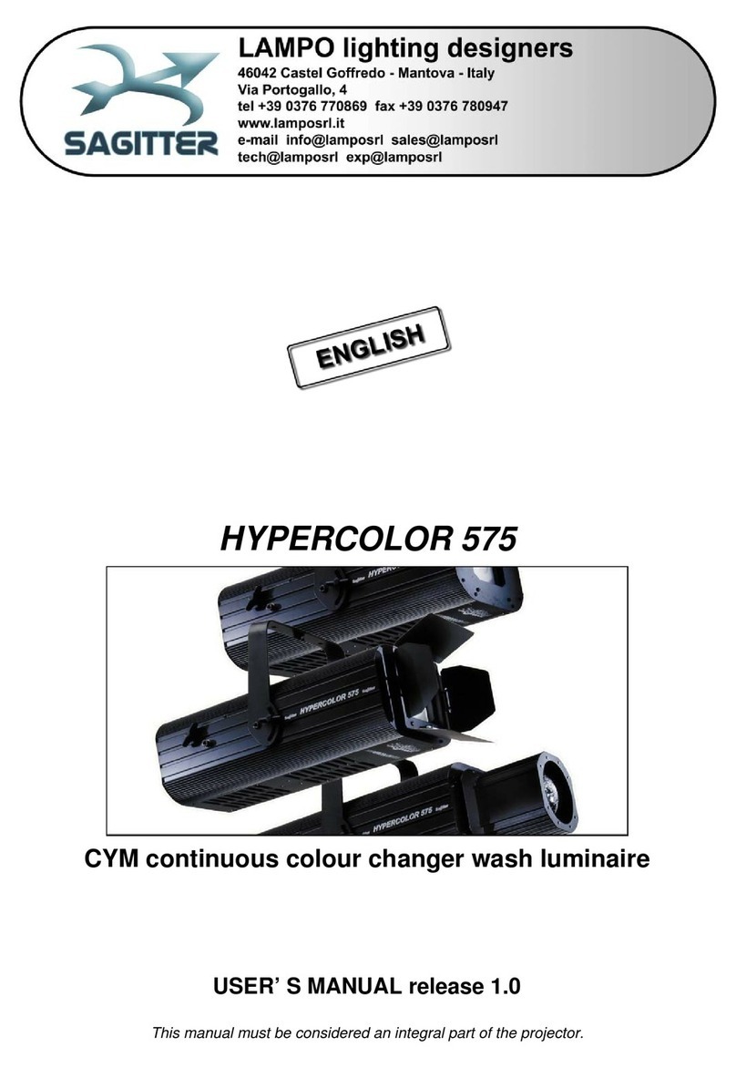 Lampo HYPERCOLOR 575 user manual