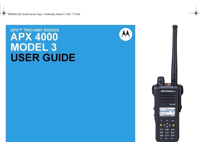 Motorola APX4000 XH User manual