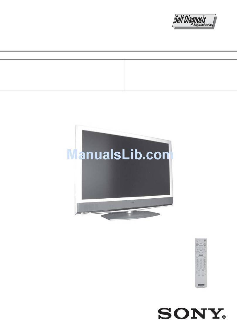 Sony Bravia KDL-40W2000 User manual Sony Bravia KDL-40W2000 User manual
