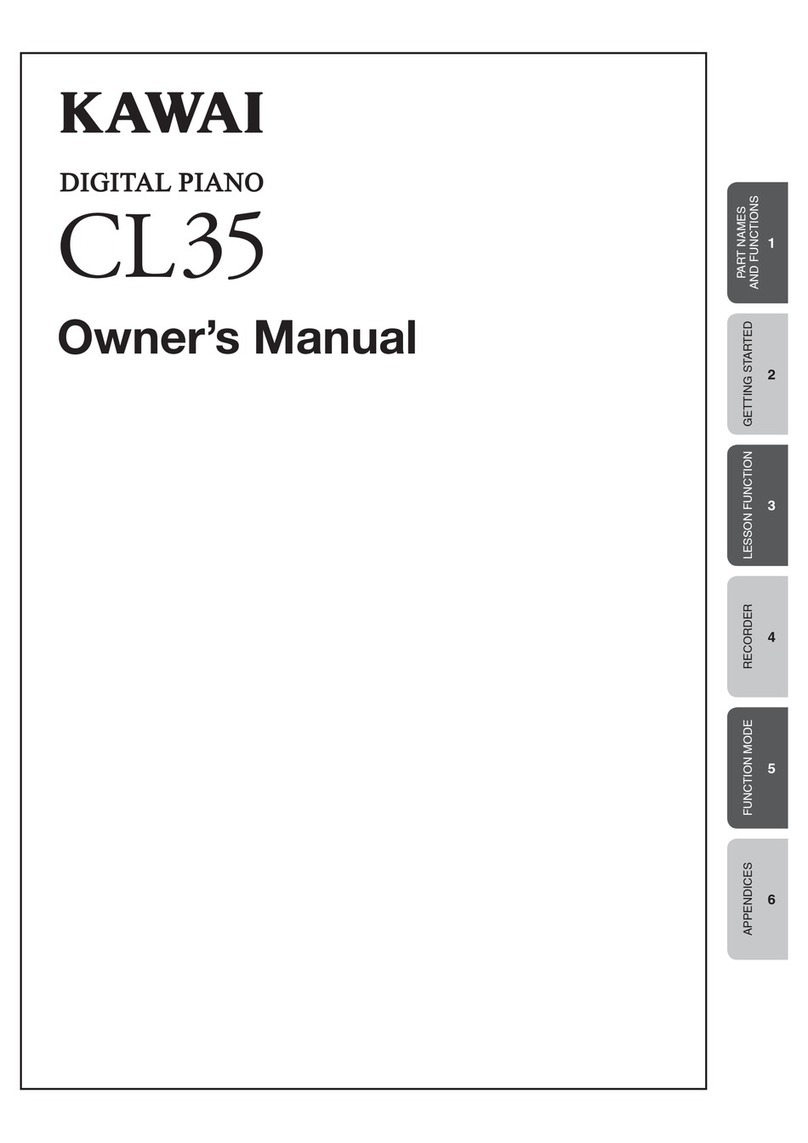 Kawai CL35 User manual