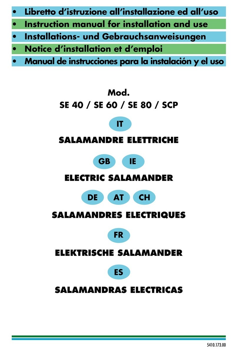 Fagor SE 60 Instruction manual for installation and use
