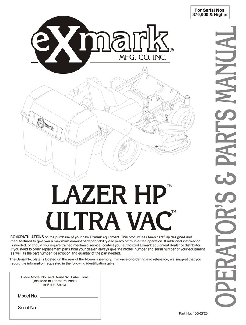 Exmark Lazer Z HP Product manual