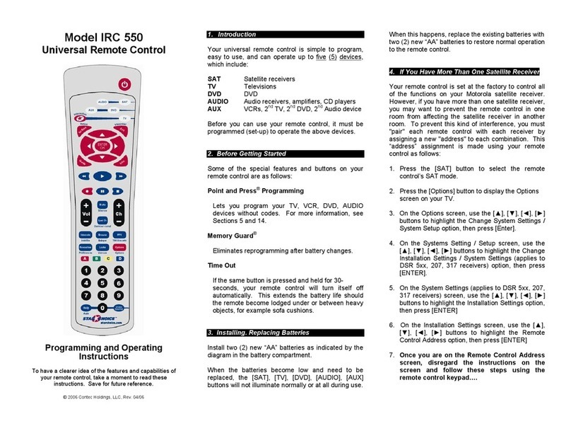 Contec IRC 550 User manual