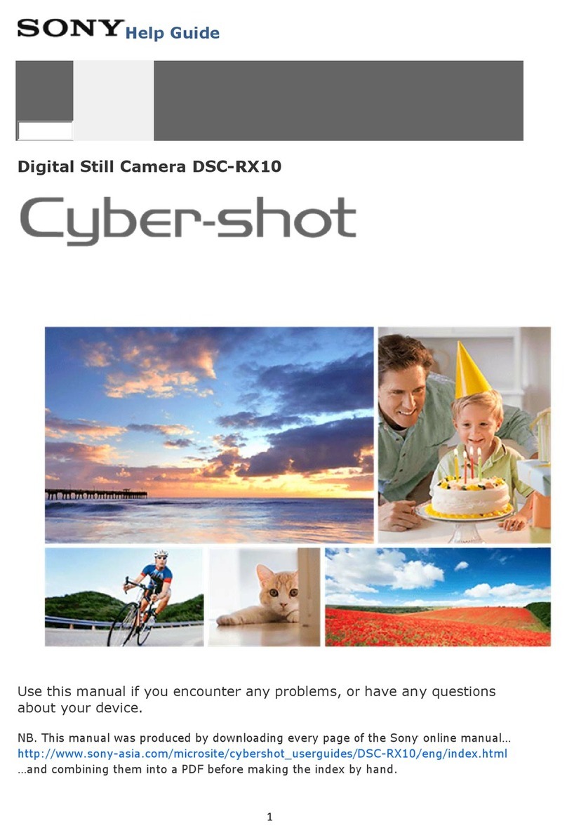 Sony Cyber-shot DSC-RX10 Reference guide