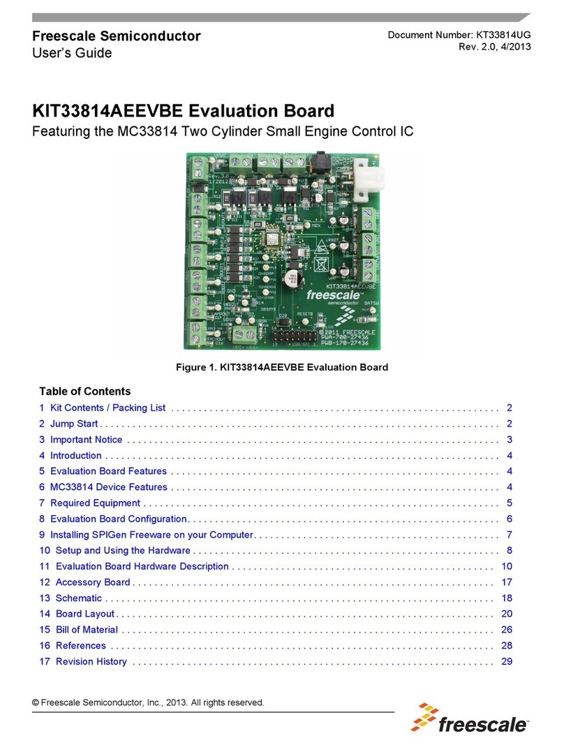 Freescale Semiconductor KIT33814AEEVBE User manual