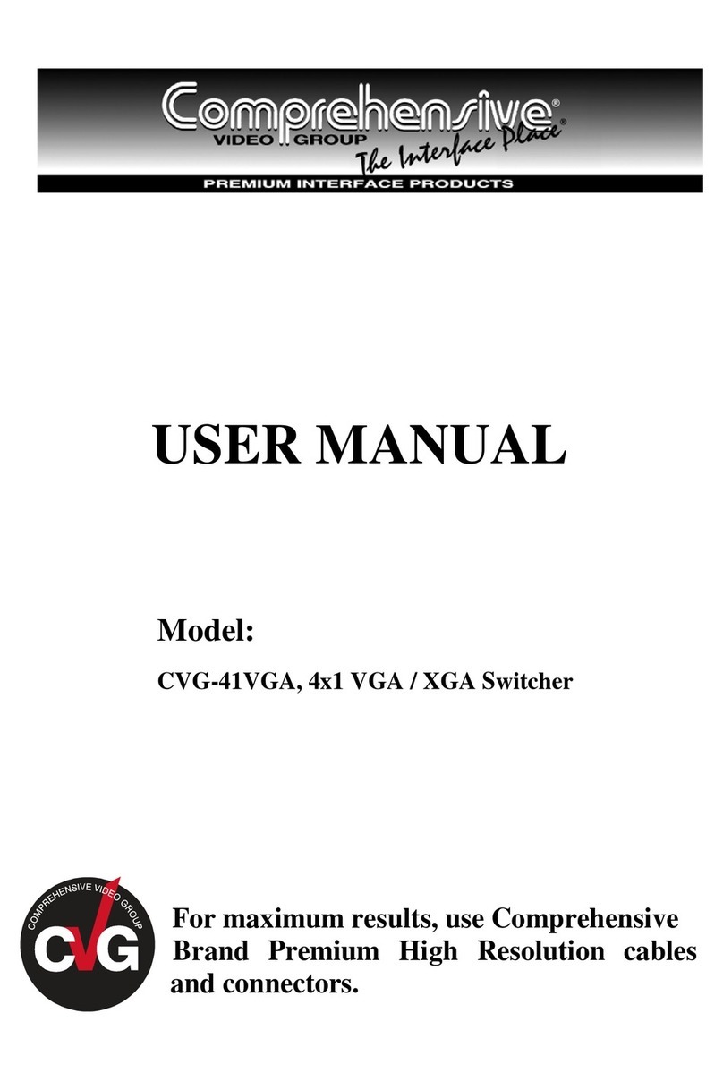 Comprehensive CVG-41VGA User manual