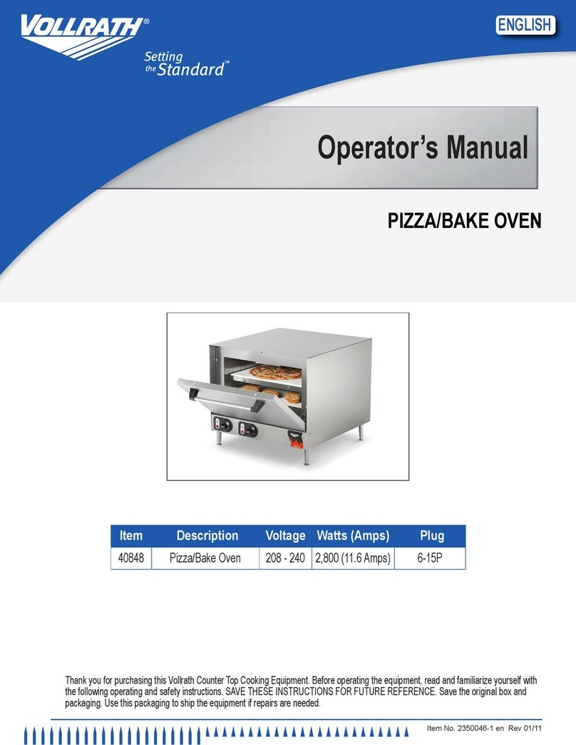 Vollrath 40848 Operator's manual