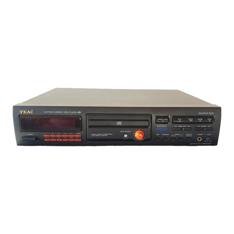 Teac CD-P1450 Service manual