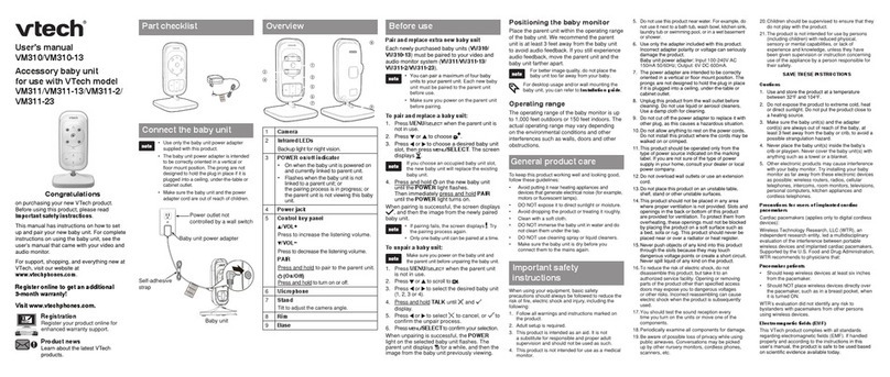 V-tech VM310 User manual V-tech VM310 User manual