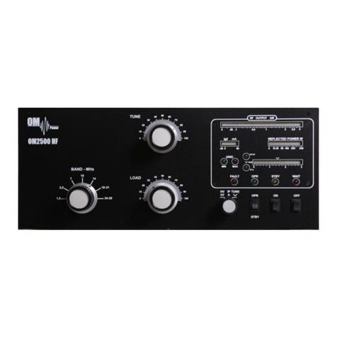 OM POWER OM2500 HF instruction manual