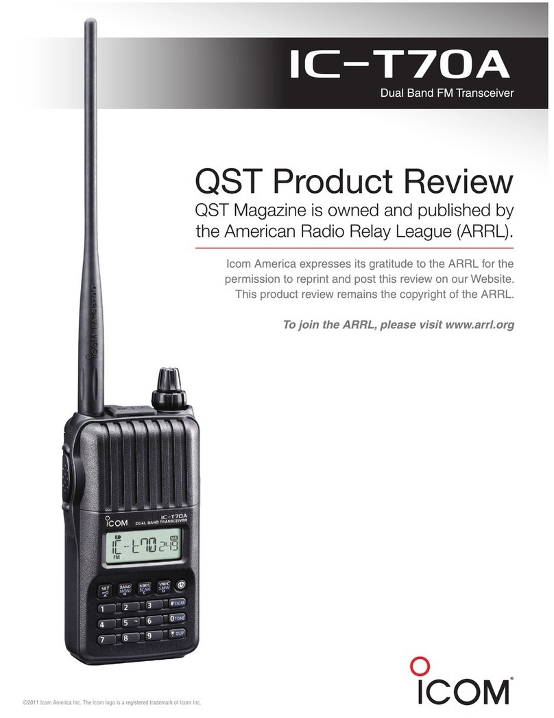 Icom IC-T70A User manual