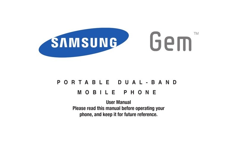 Samsung Gem User manual