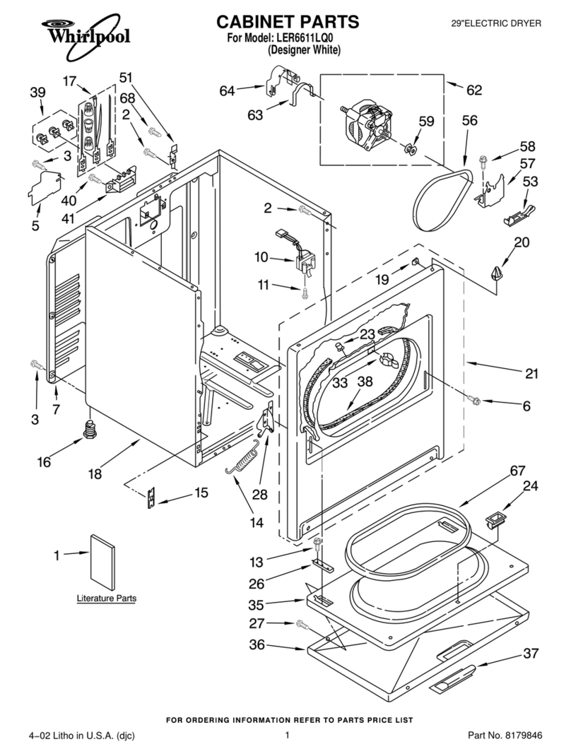 Whirlpool LER6611LQ0 User manual