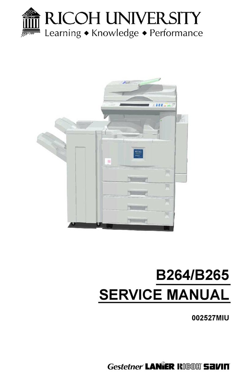 Ricoh B264 User manual