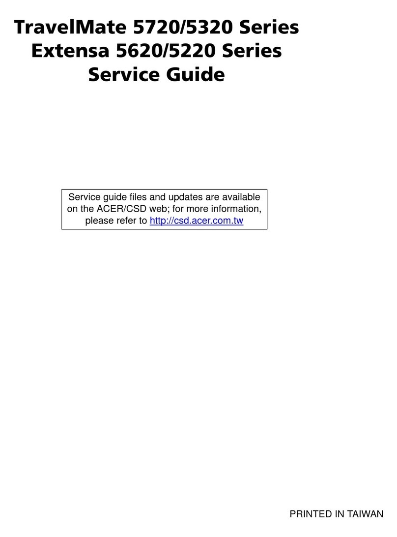Acer TravelMate 5720 Series User manual Acer TravelMate 5720 Series User manual