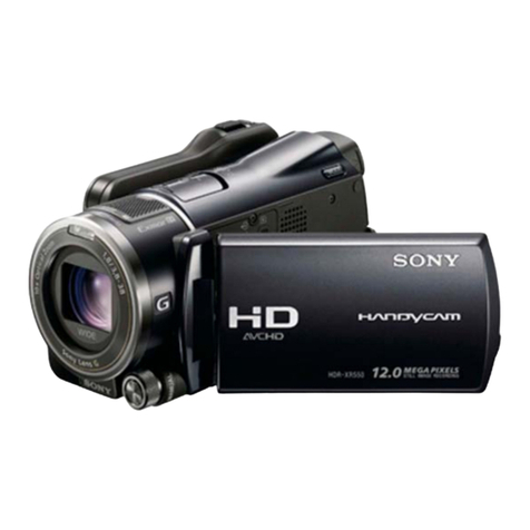 Sony Handycam HDR-CX550 User manual Sony Handycam HDR-CX550 User manual