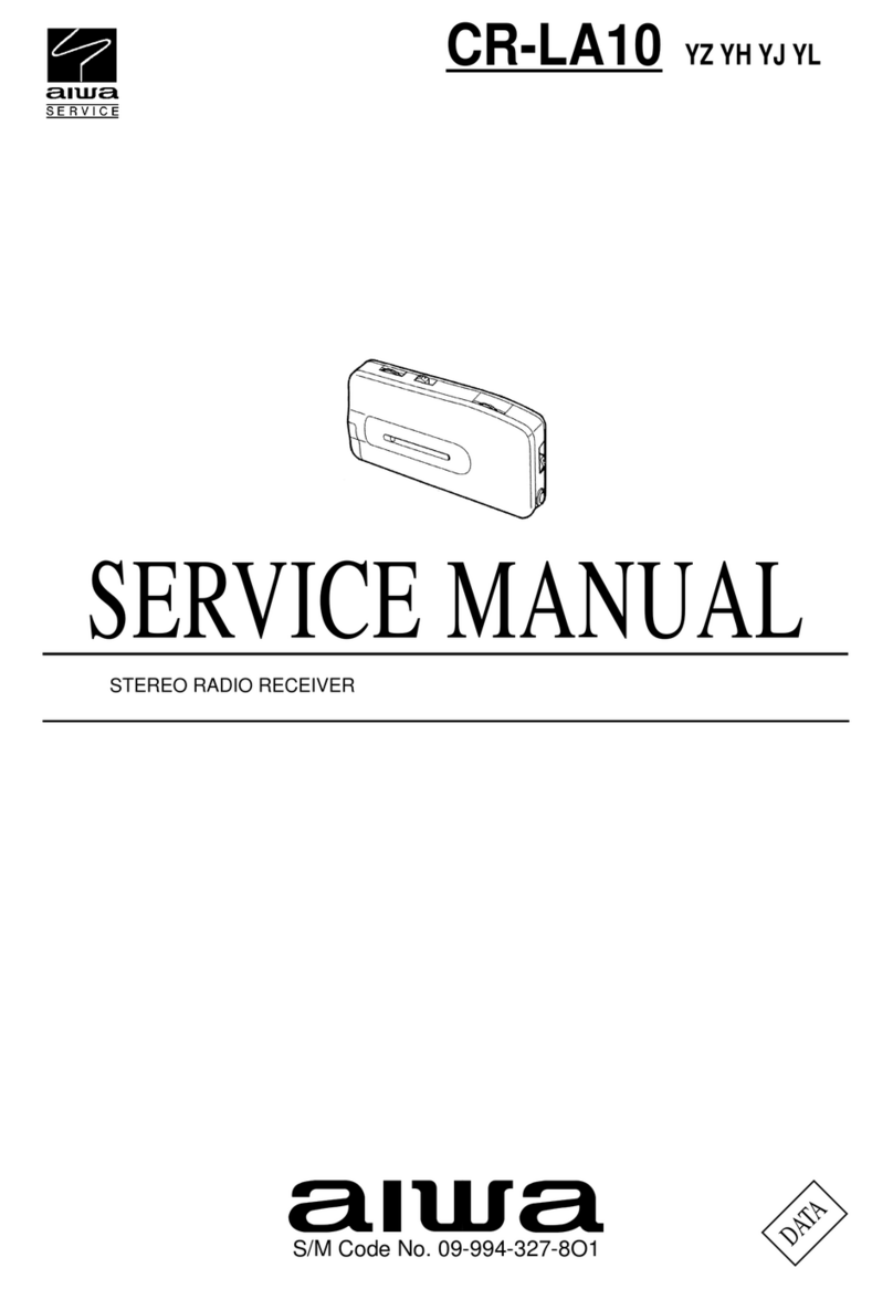 Aiwa CR-LA10 Service manual