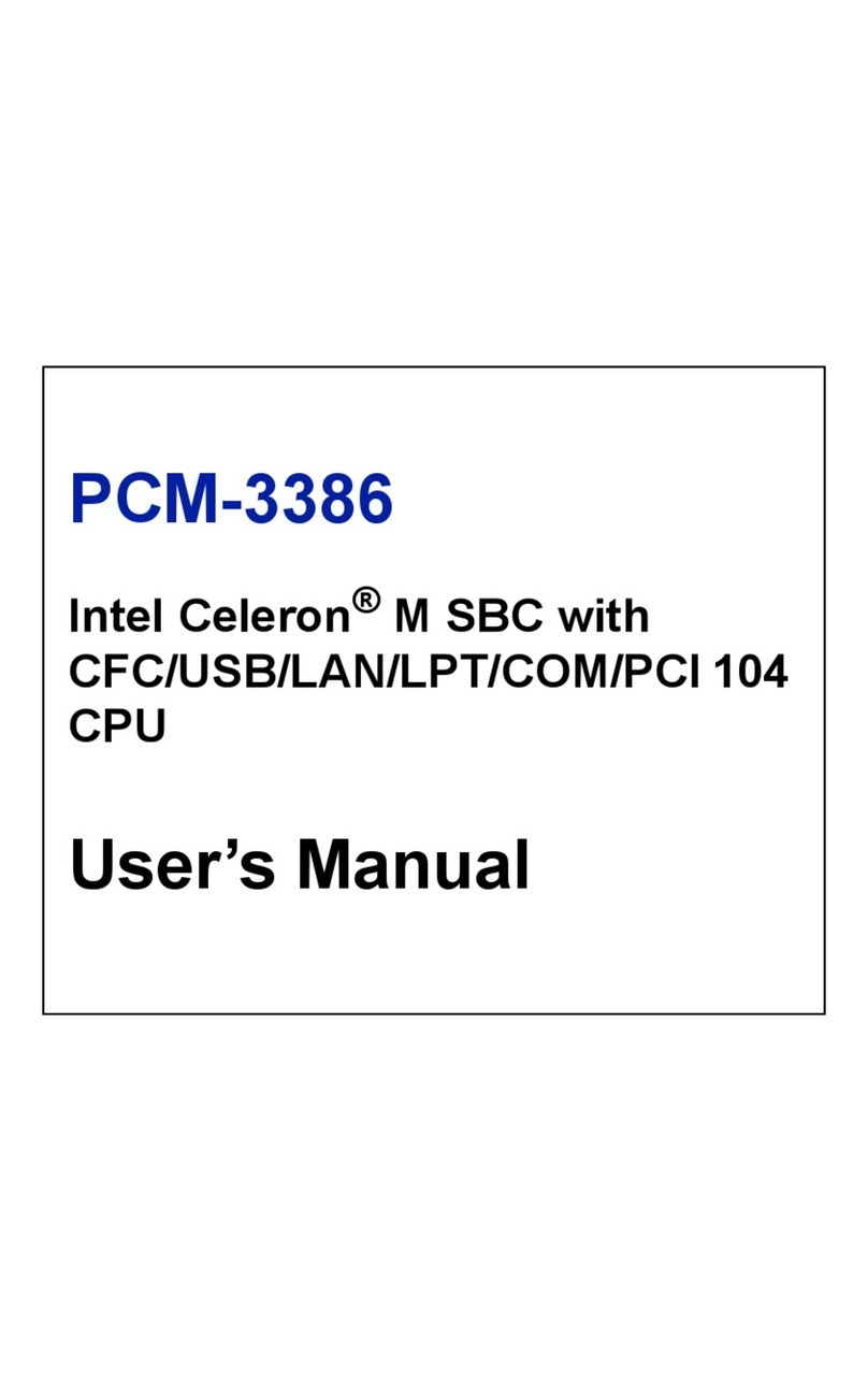 Advantech PCM-3386 User manual
