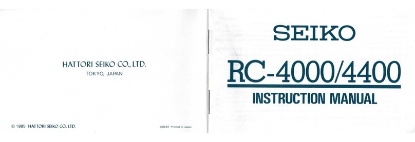 Seiko RC-4000 instruction manual