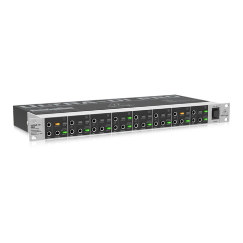 Behringer ULTRA-DI PRO DI800 User manual