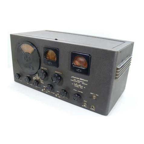 Hallicrafters Skyrider Defiant SX24 User manual