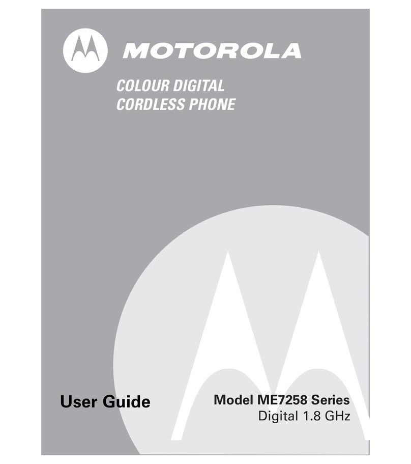 Motorola ME7258 Series User manual