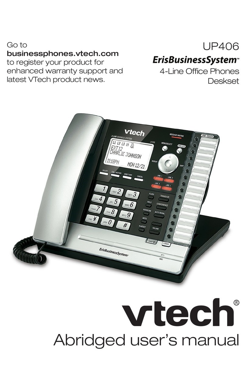 V-tech ErisBusinessSystem UP406 user manual