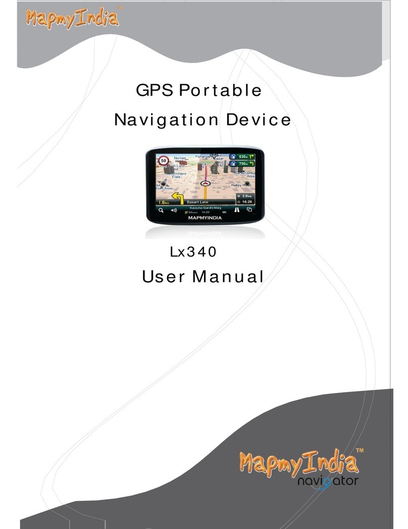 Mapmyindia Lx340 user manual